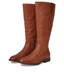 ボーン レディース シューズ ブーツ・レインブーツ Born Shaunie Wide Calf BrownCognac ブラウン