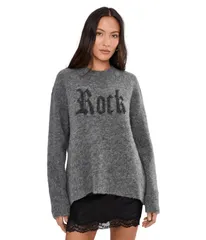 オールセインツ レディース アウター ニット・セーター AllSaints Rock Crew MetallicCharco メタリックのサムネイル