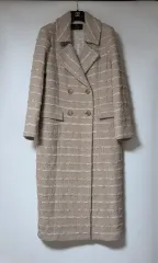 195万円 ランバンコレクション LANVIN 20 ツイード ロング コート (55)のサムネイル