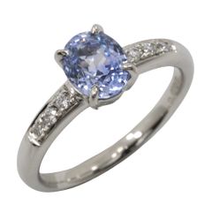 約41年前【手打ち刻印】プラチナリングアクアマリン1.74ct ジュエリー