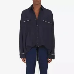 フィアオブゴッド 5th パジャマ パイプ シャツ ネイビーのサムネイル