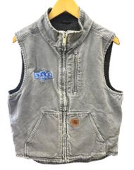 Carhartt (カーハート) ダックベスト 裏地ボア メキシコ製 古着 Carhartt (カーハート) ダックベスト 裏地ボア メキシコ製 古着