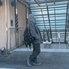 M】コート YZERR T-PABLOW着用 lastnest チェックコート - メルカリ