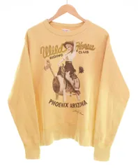 トイズマッコイ TOYS McCOY TOYS McCOY Wild Horses Sweat スウェット プリント 40 スウェット イエロー Mサイズ 103MT-4416のサムネイル