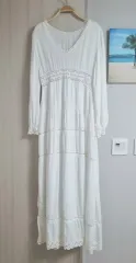 アイボリー ロング ONE PIECE 人生4カット
