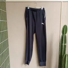 プーマ PUMA 【M】黒 ジャージパンツ サイドポケット付き
