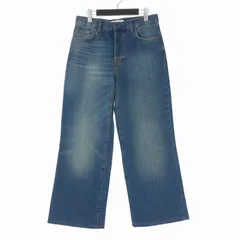 ザラ ZARA ルーズフィットデニムパンツ ジーンズ EUR40 インディゴ 6840/063/400