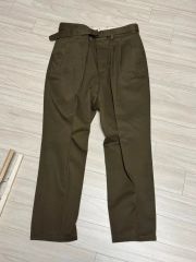 NEAT HOPSACK TAPEREDニート ホップサックテーパード オリーブ - メルカリ
