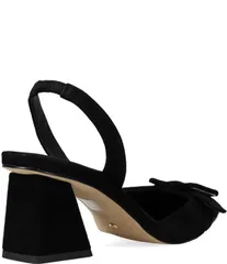 ペレモーダ レディース シューズ ヒール スエード Pelle Moda Imia Suede Slingback Dress Pumps Black ブラック