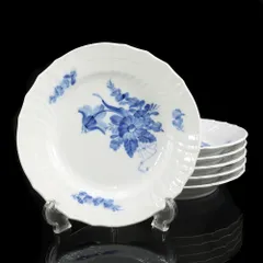 【Royal Copenhagen】ロイヤルコペンハーゲン ブルーフラワー プレート 6客 直径：20cm ポーセリン _ 食器のサムネイル