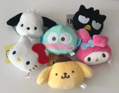 サンリオ顔マスコットキーホルダー ハンギョドン キティ バッドばつ丸 クロミ