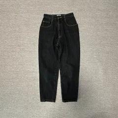 MOSCHINO women's black denim pantsのサムネイル