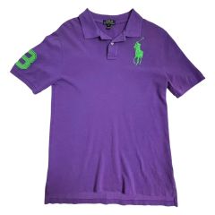 Polo by Ralph lauren ビッグポニーポロシャツ紫swag - メルカリ