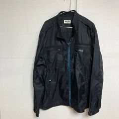 FILA アウターフルジップ 紺ネイビー ナイロンジャンパー M - メルカリ