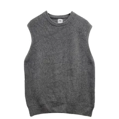 ZARA ザラ グレー ニット ベスト L ザラ グレー ニット BEST