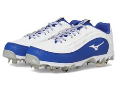 미즈노 여성 신발 운동화 Mizuno 9Spike Swift 8 Low Metal WhiteRoyal 화이트