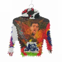 ダブレット doublet 25SS SHIBORI FLAG HOODIE シボリフラッグパーカー
