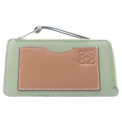 美品】ロエベ パスポートケース アナグラム ネイビー 手帳カバー LOEWE