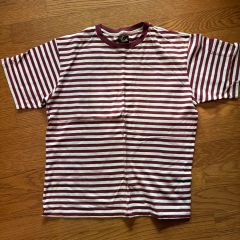 00s Sarcastic ボーダー リンガーネック 半袖 tシャツ カットソー 
