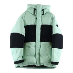 MONCLER (モンクレール) 22AW BODRI ボドリ ジップアップ フーデッド ダウンジャケット ミントグリーン×ブラック ナイロン H20911A00115 5968Eのサムネイル