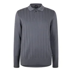 ボス メンズ アウター ニット・セーター Boss HBeduardo 10267172 01 Dark Grey 029 グレーのサムネイル