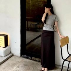 INDIMARK ロングスカート スリット付き - メルカリ