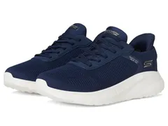 スケッチャーズ レディース シューズ スニーカー BOBS from SKECHERS HandsFree Slipins Bobsport Chaos Current Muse Navy ネイビー