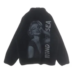 WIND AND SEA (ウィンダンシー) MARILYN MONROE WDS BOA JACKET マリリンモンロー ボアジャケット フリースジップアップブルゾン ブラック WDS-C-MRM-26-Q1-JK-02のサムネイル