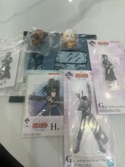 ナルト一番くじ B賞C賞フィギュアセット H賞アクリルチャーム付き