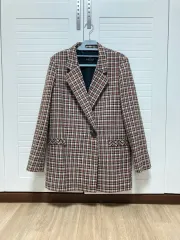 ランバンコレクション LANVIN チェック ジャケット