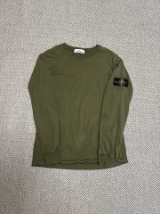 STONE ISLAND 長袖カットソー カーキ - メルカリ