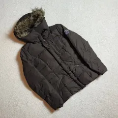 Abercrombie アバクロンビー ピーチ ブラウン ダウンのサムネイル