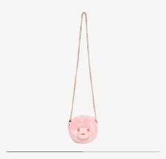 A BATHING APE ファーショルダーバッグ ピンク - メルカリ