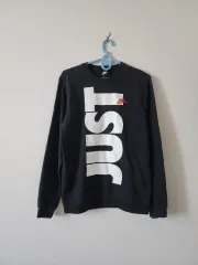ナイキ JUST DO IT スウェット ブラック M