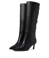 スティーブ マデン レディース シューズ ブーツ・レインブーツ Steve Madden Lavan Black Leather ブラックのサムネイル