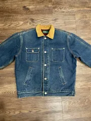 90s ポロラルフローレン レディース ジョンソン デニム ウォーク ジャケット