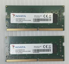 ADATA製ノートPC用メモリ16GB x 2 (PC4-3200AA) - メルカリ