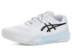 アシックス メンズ シューズ スニーカー ASICS GelResolution X Wide WhiteBlack ホワイト