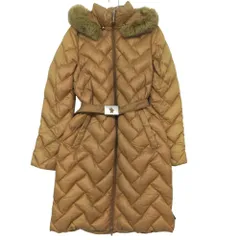 ⭐️美品 MONCLER モンクレール 茶タグ ダウンコート　ブラウン　1 MONCLER - モンクレール 茶タグ ダウンジャケット ファー フード