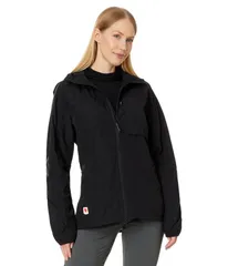 フェールラーベン レディース アウター コート ジャケット Fjallraven High Coast Wind Jacket Black ブラックのサムネイル