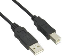 エレコム USBケーブル 【B】 USB2.0 (USB A オス to USB B オス) RoHS指令準拠 0.5m ブラック USB2-ECO05