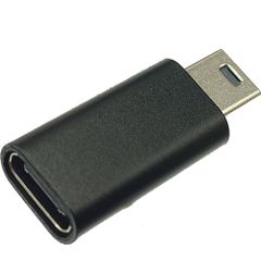 エスエスエーサービス miniUSB(オス)-Type-C(メス) 変換コネクタ STCF-MIM