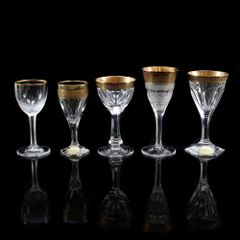 未使用 Moser クリスタル Table Set 刻印 金彩 ヴィンテージ - メルカリ