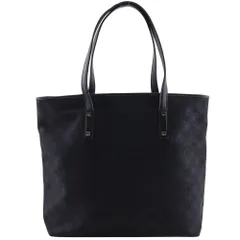 【Salvatore Ferragamo】サルヴァトーレフェラガモ ガンチーニ AU-21-2812 ナイロンキャンバス 黒 レディース トートバッグ