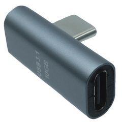 エスエスエーサービス PD 100W急速充電 4K@60Hz映像出力 L型 変換コネクタ USB3.1 10Gbpsデータ転送 TYPE-Cオス-TYPE-Cメス 延長エクステンダー MacBook Mac, iPad Pro, Steam Deck ...