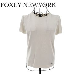 美品✨FOXEY NEW YORK パフスリーブミントグリーン 38 半袖 - メルカリ