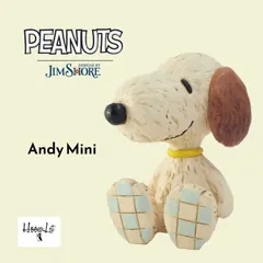 日本限定商品 スヌーピー アンディ ミニ ジムショア フィギュア 置物 おしゃれ インテリア ピーナッツ JIM SHORE Andy Mini 正規輸入品 プレゼント ギフト 飾りのサムネイル