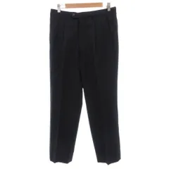 ランバン LANVIN COLLECTION 美品 スラックスパンツ ウール R46 紺 ネイビー ピンストライプ柄 プリーツ /TQ ■GY99のサムネイル