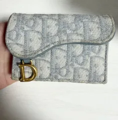 正規品保証) Dior オブリーク カードウォレット（新）サドル ライトグレー コインケース出品