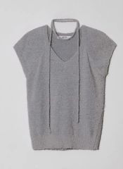 heve Tinker Knit gray ティンカーニット グレー ベスト - メルカリ